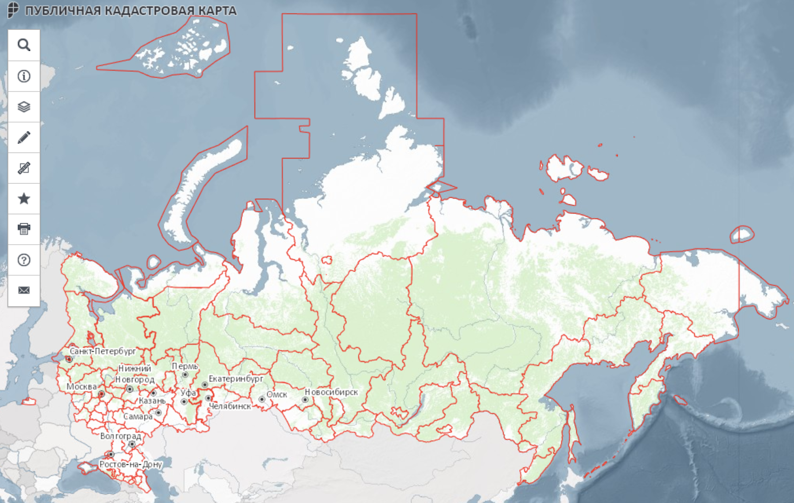 Виртуальная карта россии онлайн